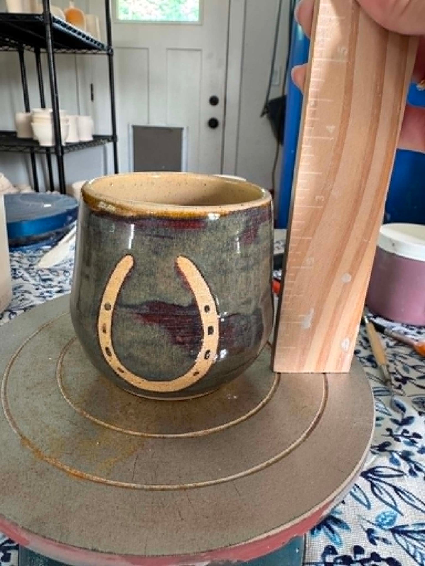 Handcrafted Horseshoe Whiskey Cups – 8 oz