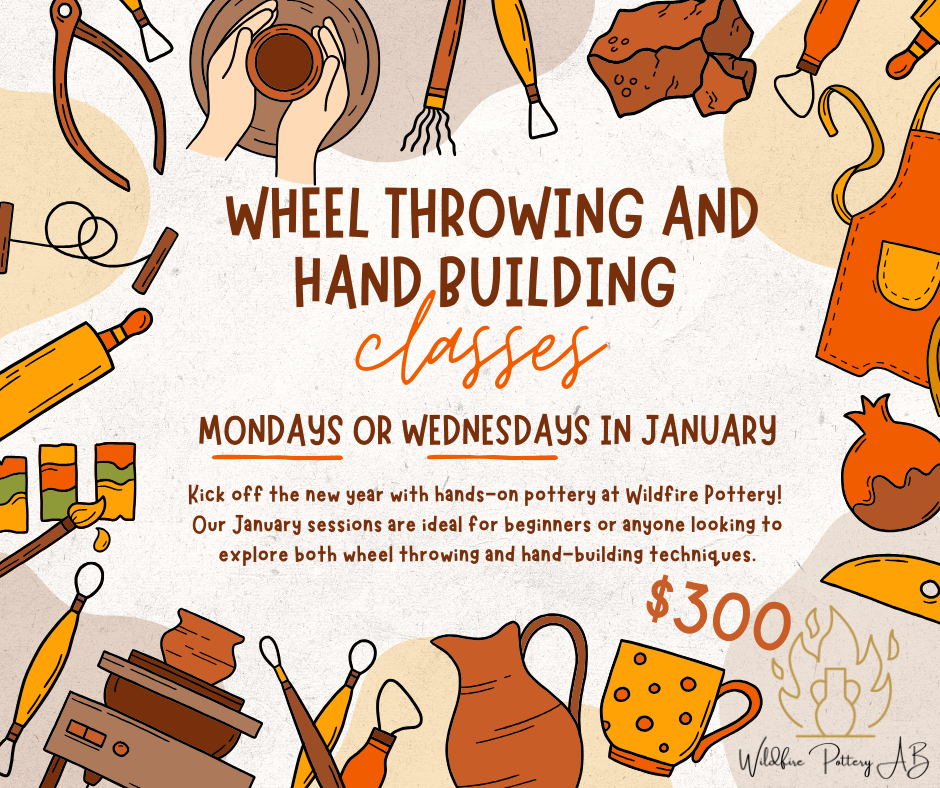 Introducing Our January Adult Pottery Classes: 4-Week Intro to Clay