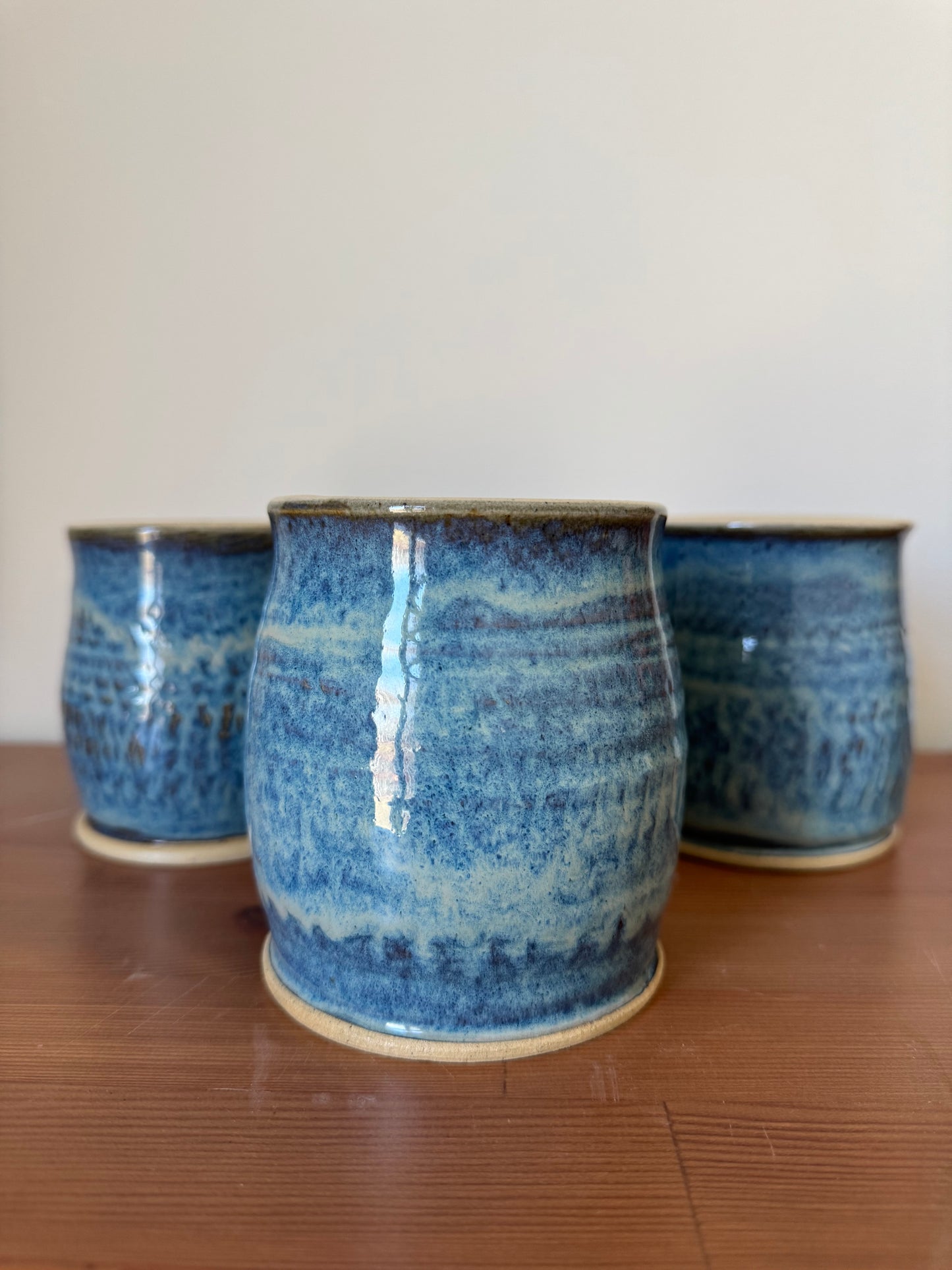 Floating Blue Patio Cups