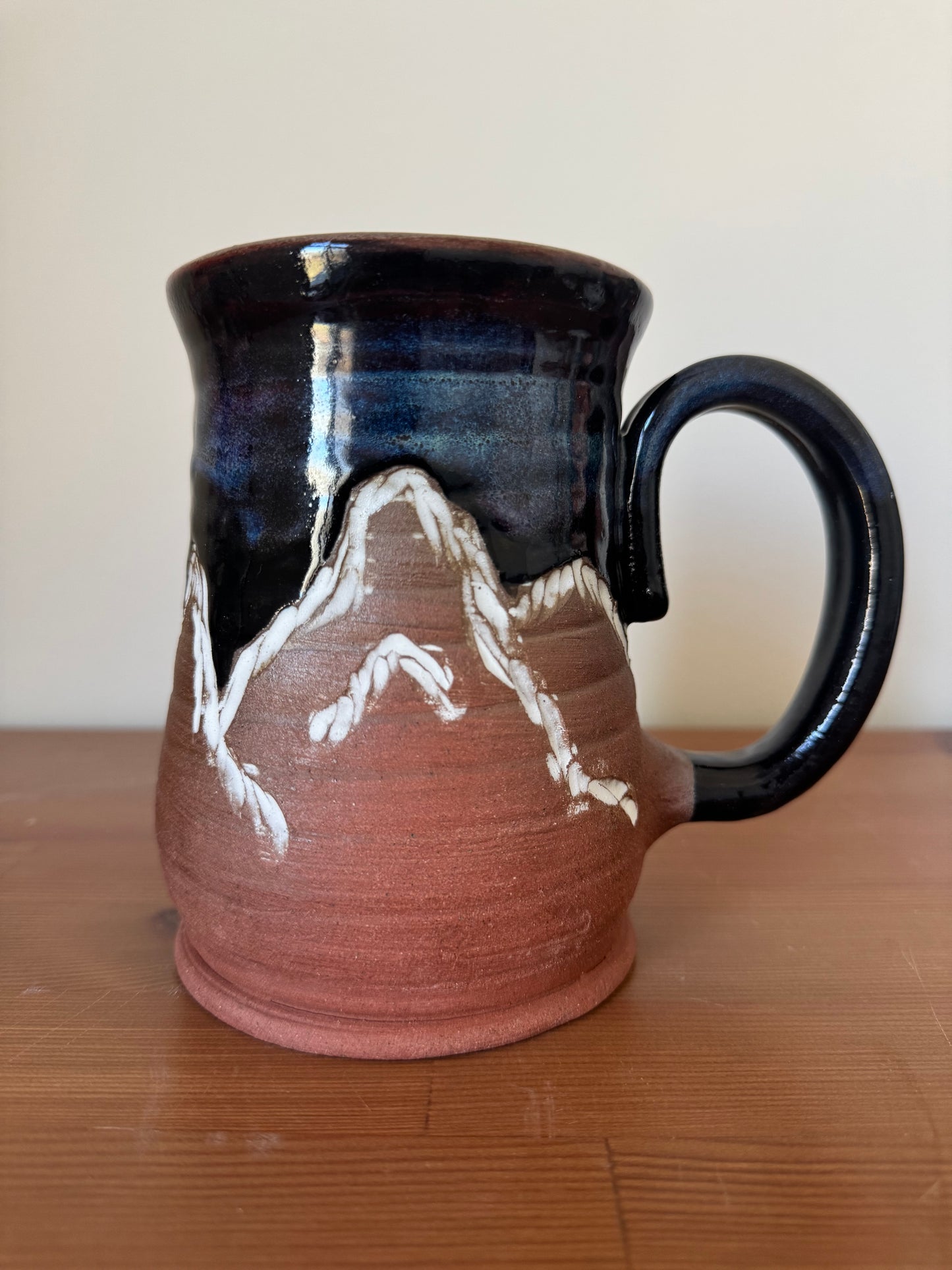Night Sky Mountain Mug – Red Clay | 20oz