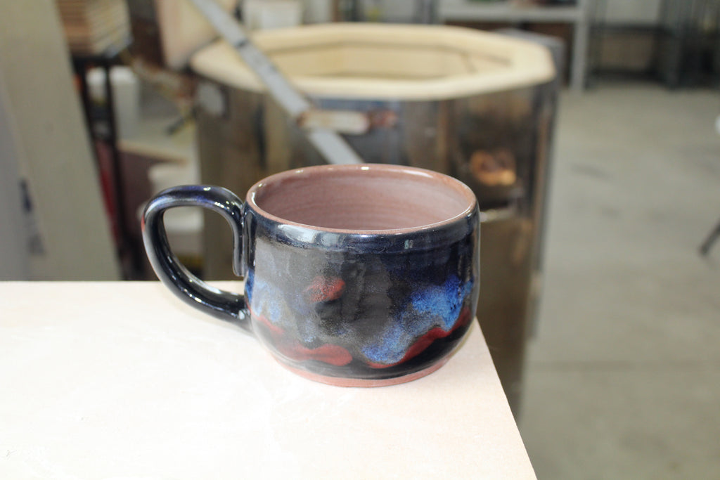 Night Sky Tea Mug – Red Clay | 16oz