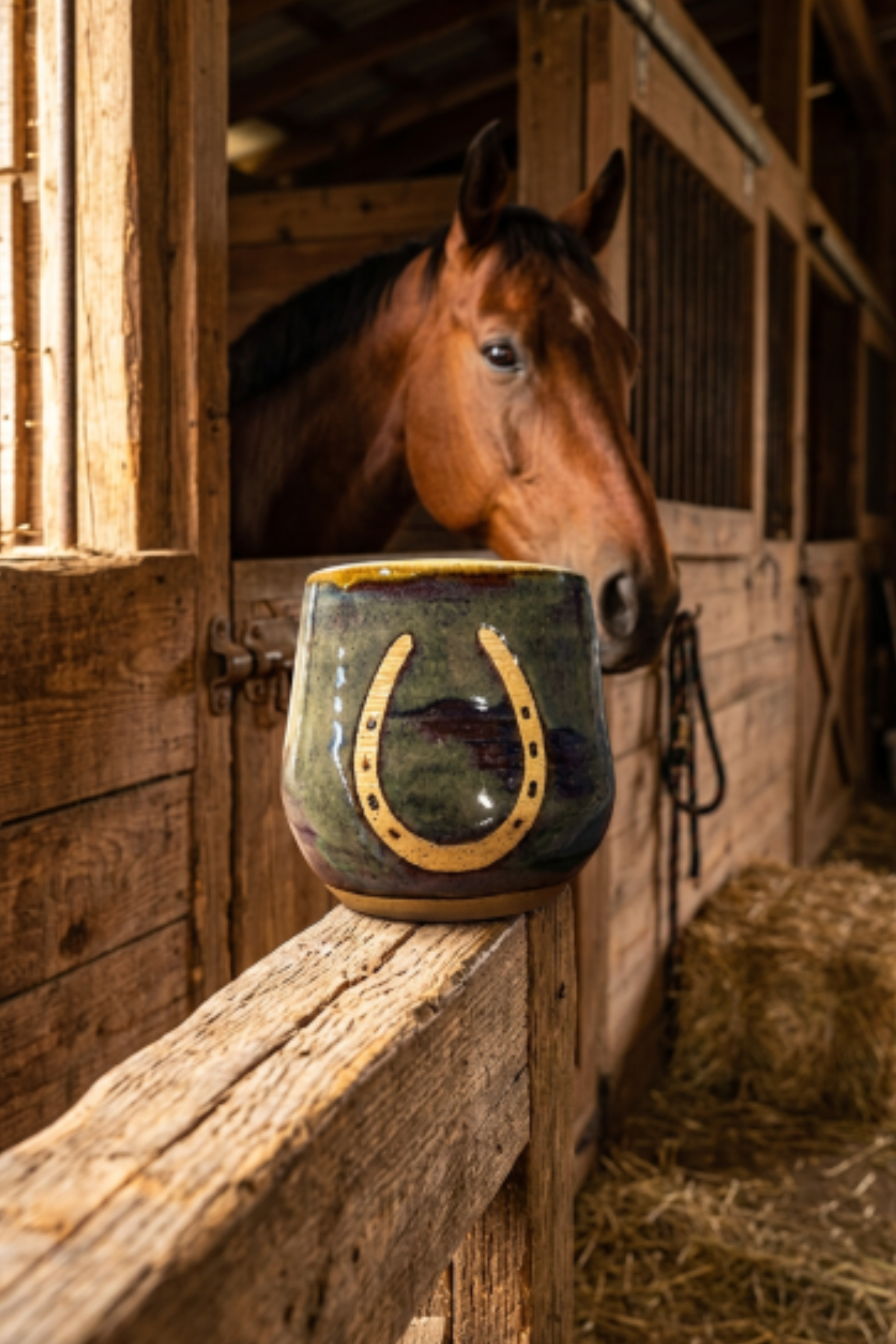Handcrafted Horseshoe Whiskey Cups – 8 oz
