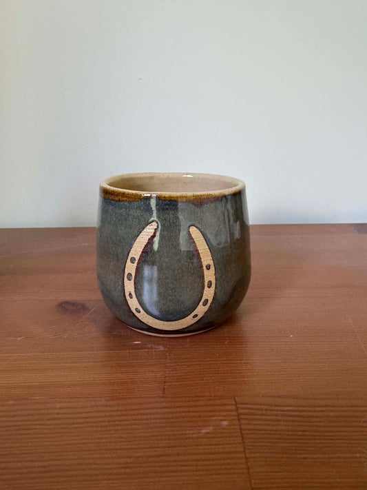 Handcrafted Horseshoe Whiskey Cups – 8 oz